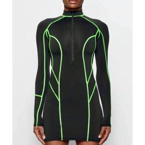 New SKIMS Moto Contour Mock Neck Dress
